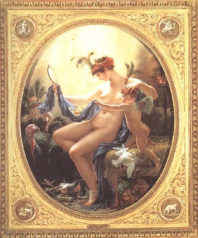 Anne-Louis Girodet-Trioson Madeomiselle Lange as Danae Spain oil painting art